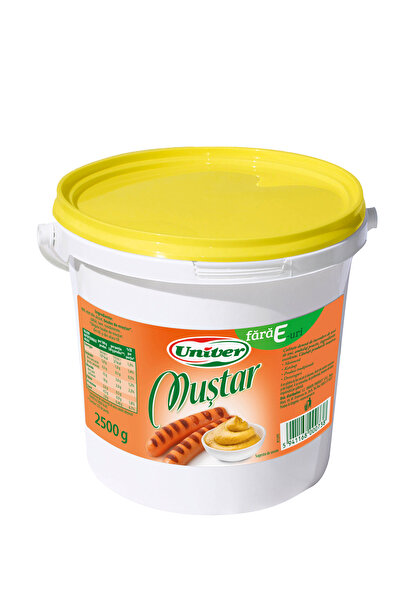 Univer Professional Sweet Mustard, 2.5 Kg,