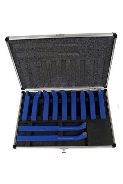 Paulimot Set de 11 cutite de strung cu placute din carbură P30 în cutie, DIN4...