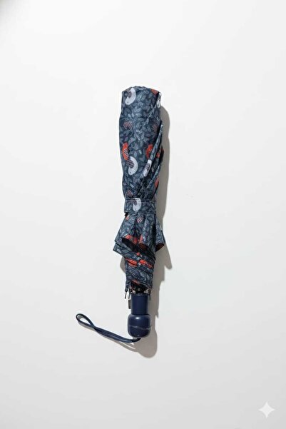 Rainwalker 8 Telli Kuş Desenli Otomatik Şemsiye