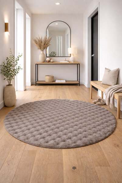 KEVLİNE HOME Bubble Salon Mutfak Çocuk Odası Yolluk Kaymaz Taban Halı