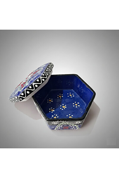 RGS HOMELİFE Ручна робота з рельєфним візерунком, керамічна скринька для прик...