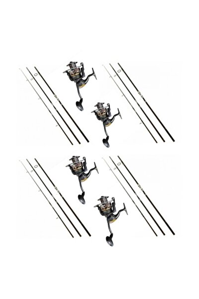 Cool Angel Set 4 Lansete 3, 90m, 3 Segm, , 3, 75 LBS + 4 Mulinete Glamour 700...