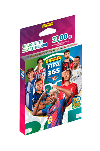 Panini Colecția de stickere FIFA 365 2026: blister