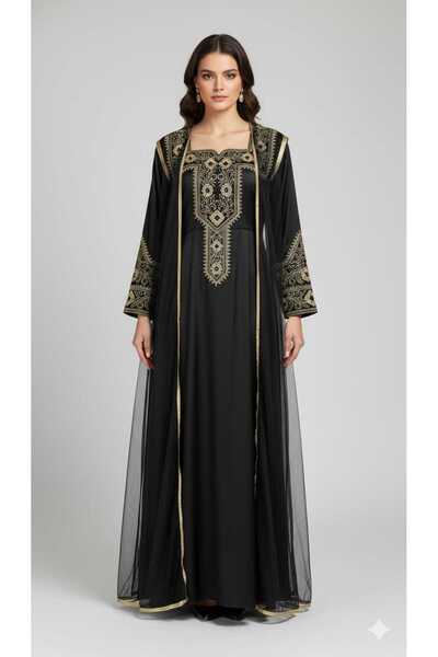 SERA جلابية تراثي اسود