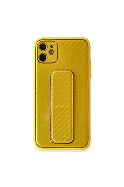 eco port غطاء حماية لهاتف آيفون 12 مصنوع من الكربون كوكو - أصفر
