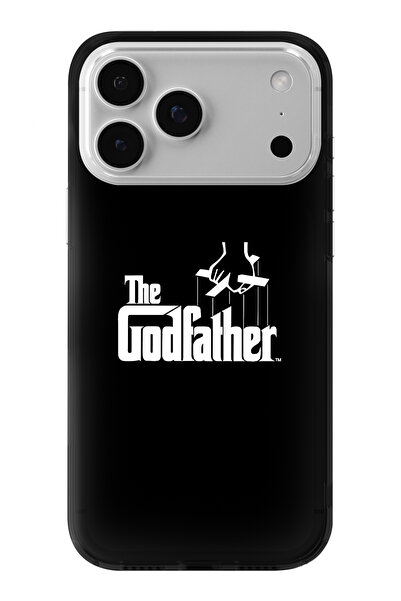 Multitronic حافظة شفافة مطبوعة بتصميم Godfather متوافقة مع هاتف iPhone 17 Pro...