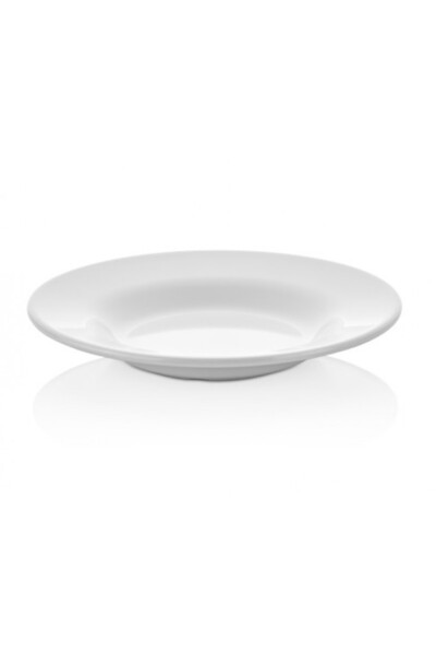 Raki Set 6 farfurii adanci melamina alba CLASSIC, D23xh3,3cm