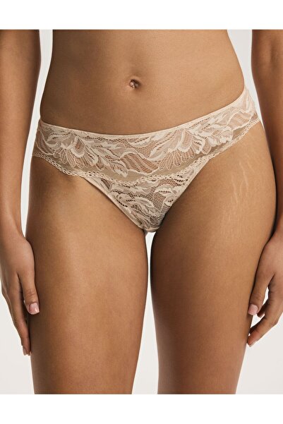 ESOTIQ Chiloți eleganți pentru femei, cu imprimeu floral frumos, semitranspar...