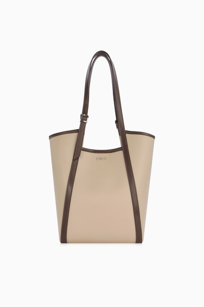 CENGİZ PAKEL Women's Shopper Shoulder Bag - 7608 - Mink/Brown