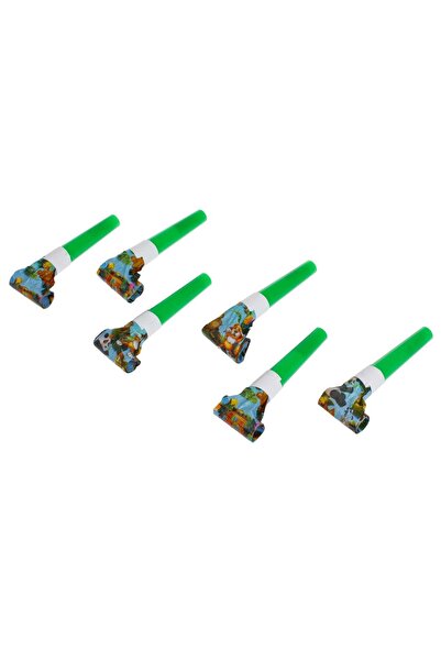 OEM Suflatori de Petrecere din Hartie cu Model Animale din Jungla "Happy Birt...