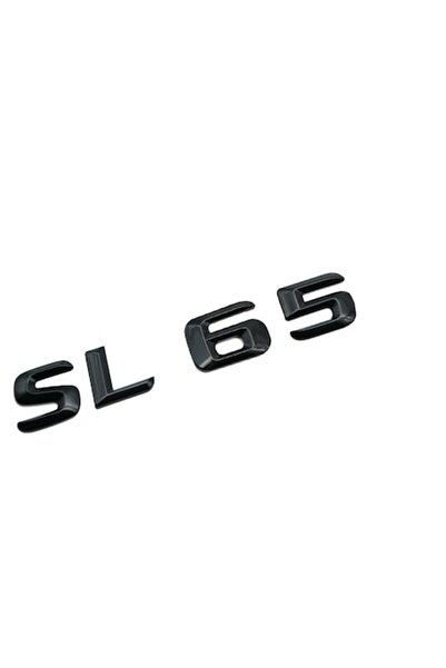 MERCEDES Emblemă SL 65 pentru portbagaj, neagră
