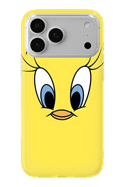 Multitronic حافظة شفافة مطبوعة بتصميم تويتي متوافقة مع هاتف iPhone 17 Pro Max