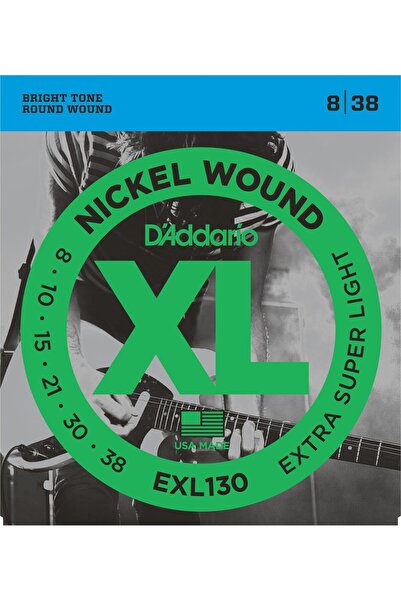 Daddario EXL130 SET ŽICA ZA ELEKTRIČNU GITARU, XL, 8-38, EXTRA SUPER LAKA