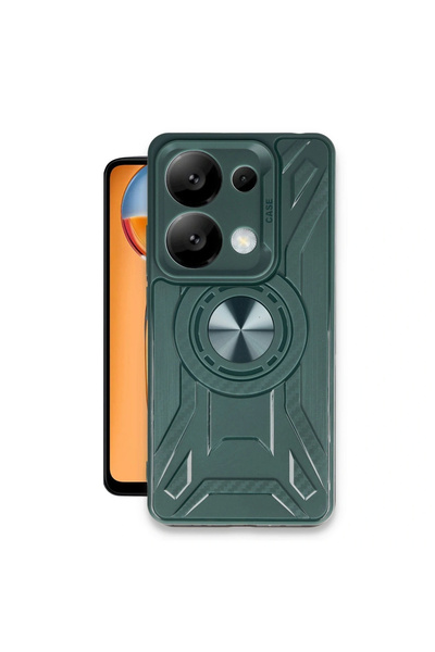 eco port حافظة سيليكون لينكولن لـ Redmi Note 13 4G - أخضر داكن