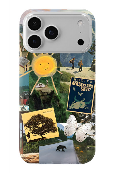 Multitronic حافظة شفافة مطبوعة بتصميم Wasteland Baby متوافقة مع هاتف iPhone 1...