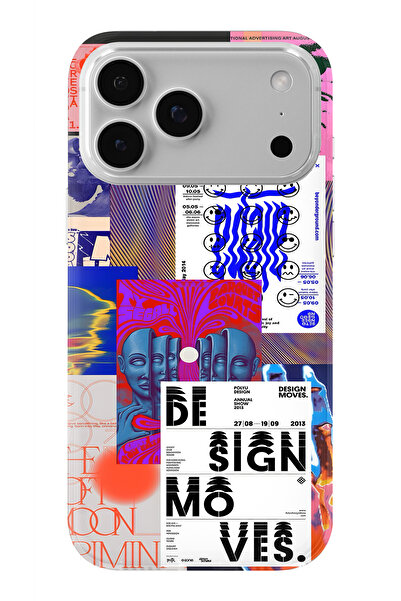 Multitronic حافظة شفافة مطبوعة بتصميم ناعم متوافق مع iPhone 17 Pro Max