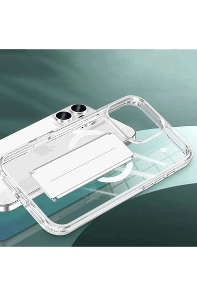 isiltikidsmoda جراب Joko iPhone 16 Pro كوفر Alpha Magsafe مع حامل - شفاف