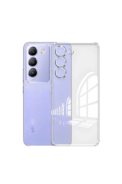 eco port حافظة هاتف فيفو V30 لايت 4G من السيليكون الشفاف الفاخر