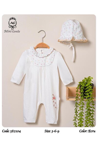 Generic افرول بناتي مع طاقية الوان سومو اوف وايت و وردي حتى عمر 9 شهور - اوف ...