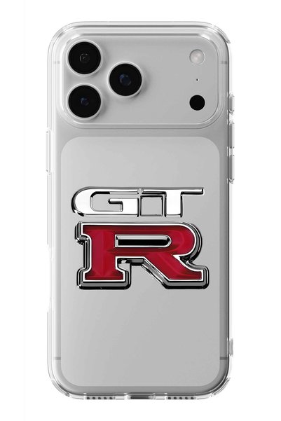 Multitronic iPhone 17 Pro Compatible Gtr Design Printed Transparent Case