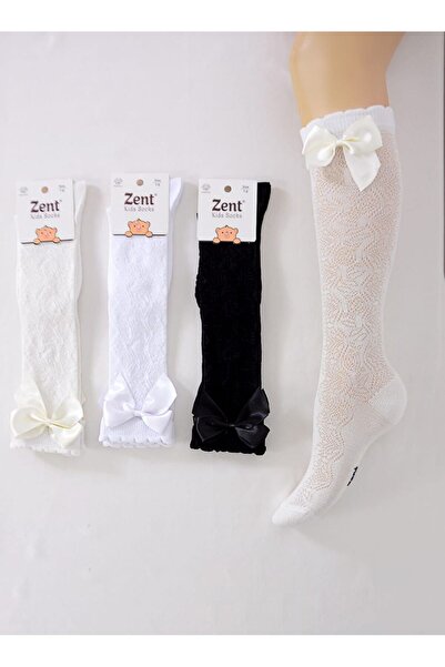 mikam Set de 3 șosete festive de nuntă, până la genunchi