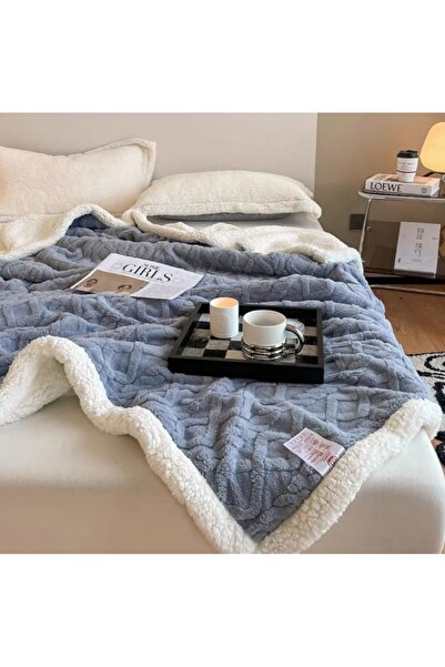 Pucioasa Patura cu blanita Antracit 200 x 230 cm