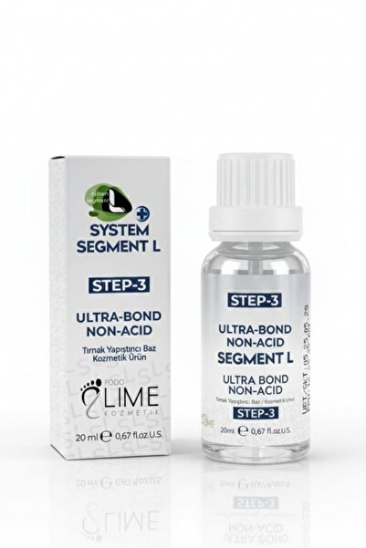 PODO LIME KOZMETİK Ultra Bond Asitsiz Tırnak Primer Step-3 – Yapışma Bazı (Sy...
