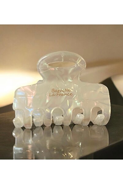 Xui Trend Marka Model (ysho) Asetat Kemik Toka Sedefli Beyaz / Işıltılı Manda...