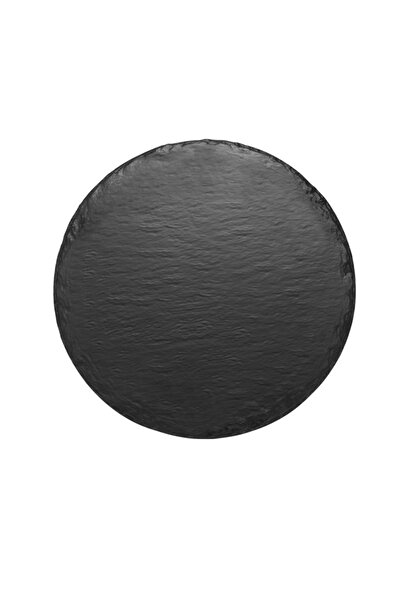 Culinaro Platou melamina rotund Black Slate Effect 35xh1cm