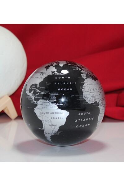 Mutluanlar Hediyelik Işıklı Dönen Dünya Küre Dekoratif Ofis Hediyesi Dönen Iş...