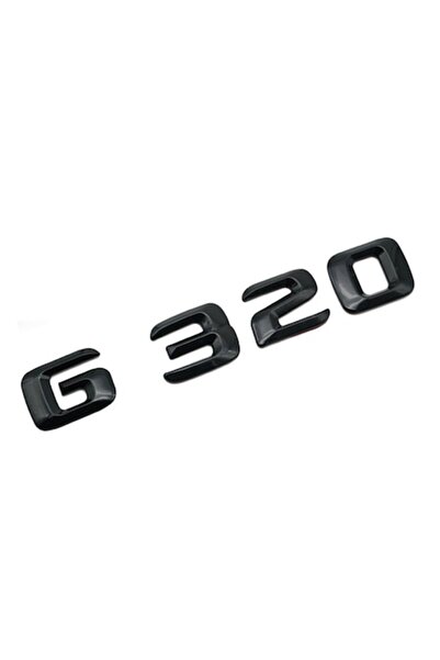 MERCEDES Emblemă neagră G 320 pentru portbagaj
