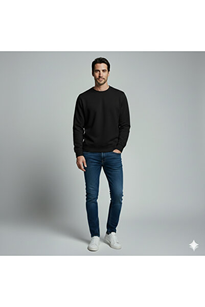 Viane Signature Cotton Sweatshirt Crew Neck Standard Comfortable Fit (Regular...
