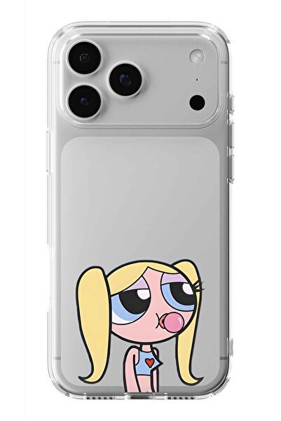 Multitronic حافظة شفافة مطبوعة بتصميم فقاعات متوافقة مع هاتف iPhone 17 Pro Max