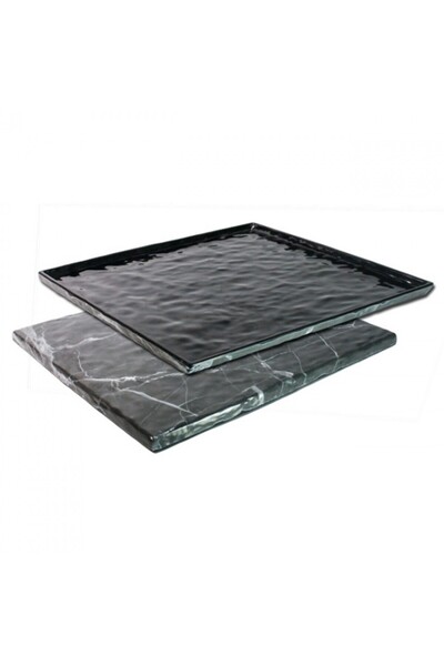 Culinaro Platou din melamina 32,5x53x1cm aspect marmura