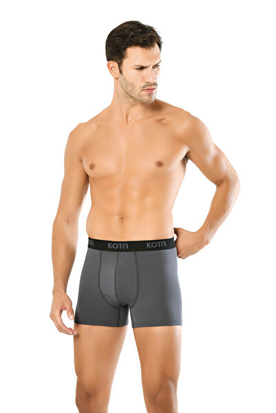 LEYNA BUTİK Men's Modal Fabric 6-Pack Smoked Boxers – Soft and Breathable