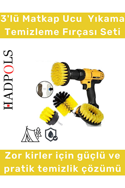 HadPols #MatkapFircasi 3lu Set Banyo Küvet Duşa Kabin Koltuk Araba Jant Detay...