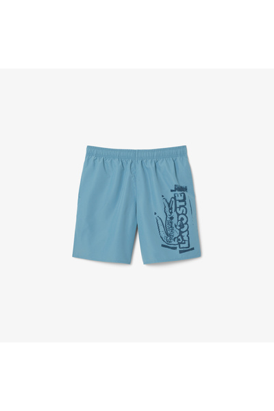 Lacoste Long Branded Swim Trunks - MH9135-00-CUN
