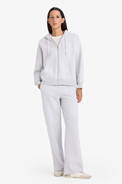 DeFacto Women's Sweatpants B8571Ax/Gr93 Grey Melange