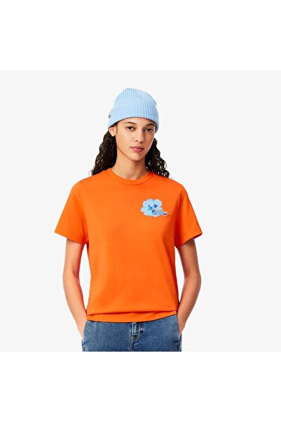 Lacoste Floral Print Cotton T-shirt - TF2687-00-P40