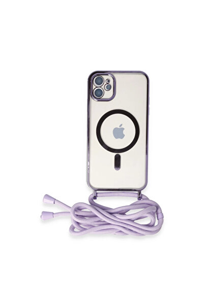 eco port جراب آيفون 11 ديفو ليزر معلق غطاء ماجسيف - أرجواني