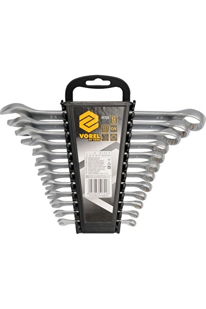 Other Combination wrenches 6-22mm, set of 12, satin 51722 VOREL