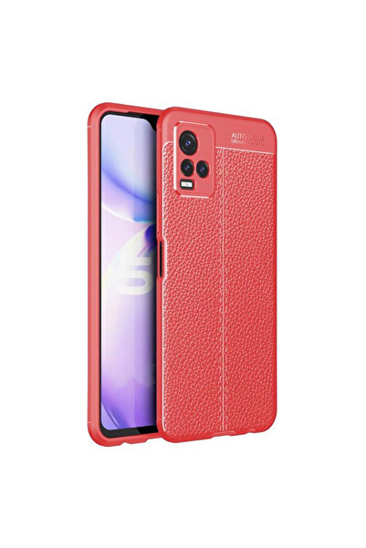 eco port Vivo Y21S Case Auto Focus Cover - Red