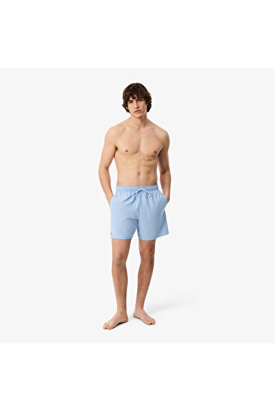 Lacoste Mid Length Monochrome Swim Trunks - MH9088-00-38I