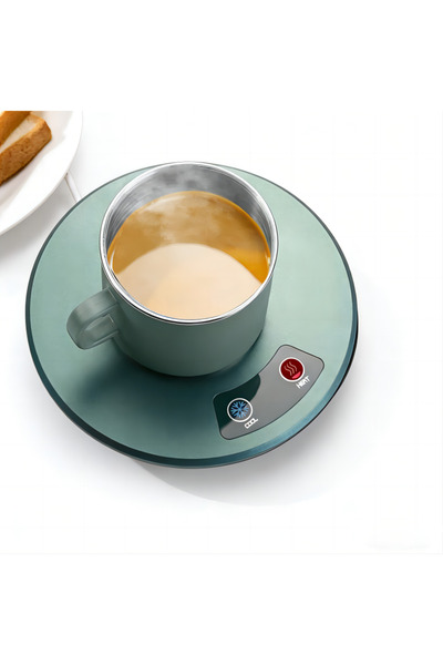 Generic Heartwarming Gift | Smart Thermos Cup and Exquisite Thermos Coaster f...