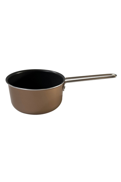 Carrefour Home Carrefour Home saucepan with handle, aluminum, 14 cm, Brown