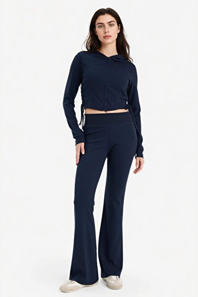 DeFacto Flare Fit Ribbed Trousers E0628Ax26Sp