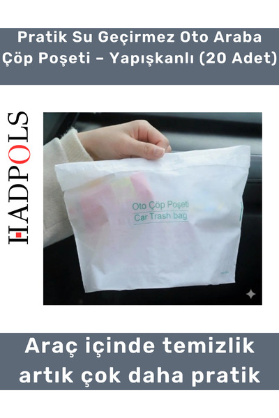 HadPols #Poşet Yüksek Kalite Kendinden Yapışkanlı Su Geçirmez Oto Araba Seyah...