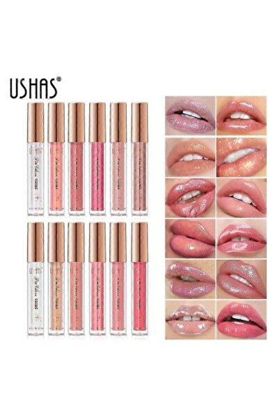 Ushas Lip Gloss Shine Set 6 pieces