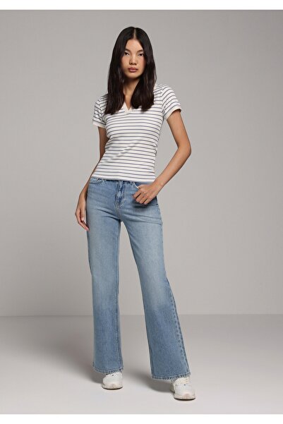 Colin's Regular Fit Women's Light Indigo Denim Jean Trousers