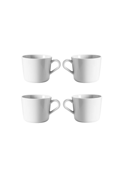 IKEA Quality 4 Adet Kulplu Çay Fincanı Yükseklik: 7 cm Hacim: 240 ml Fincan B...